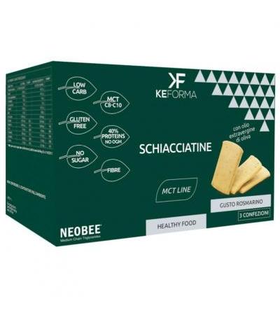 KEFORMA MCT SCHIACCIATINE 3 confezioni da 30 gr