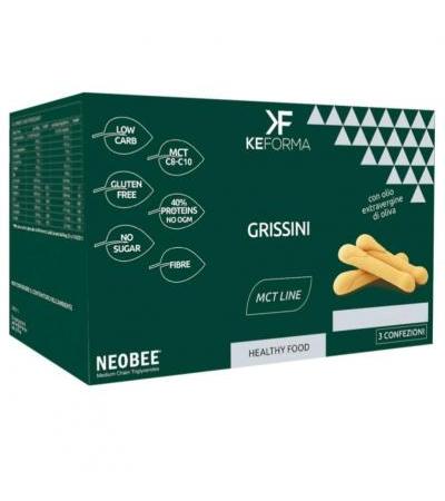 KEFORMA MCT GRISSINI 3 confezioni da 30 gr Gusto Sesamo