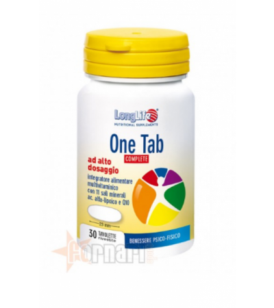 LONG LIFE ONE TAB COMPLETE 30 TAV