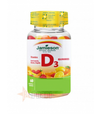 JAMIESON VITAMINA D3 GUMMIES 60 CARAMELLE