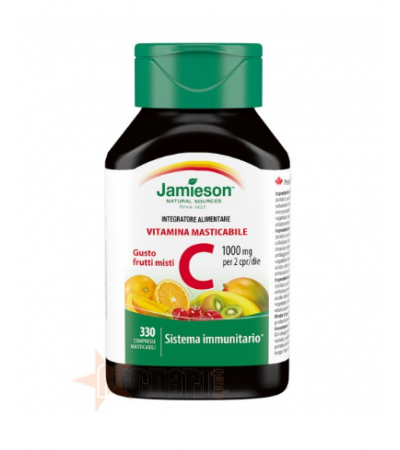 JAMIESON VITAMINA C MASTICABILE 330 CPR Frutti Misti