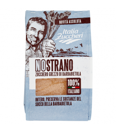 Italia Zuccheri NoStrano Zucchero Grezzo di Barbabietola 750 g