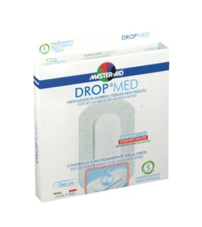 Master-Aid® Drop® Med 10 x 6 cm Tampone con Disinfettante